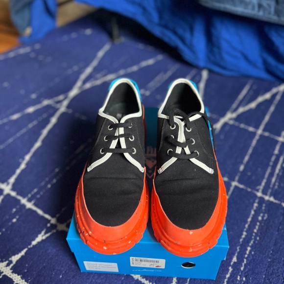 John Fluevog Saturday Black/Orange Size Men’s 12 main image 4